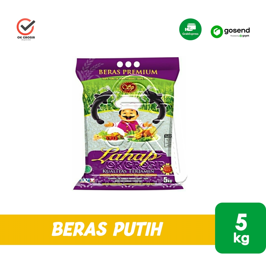

Beras Lahap Lele Premium Beras Putih 5kg (KHUSUS INSTANT)