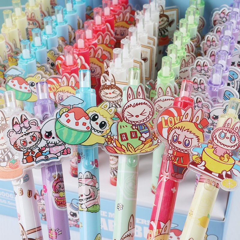 

Pulpen Gel Karakter Cry Baby Labubu Baby Tree Capybara Sanrio Premium Murah Pupel Gel 0.5 MM
