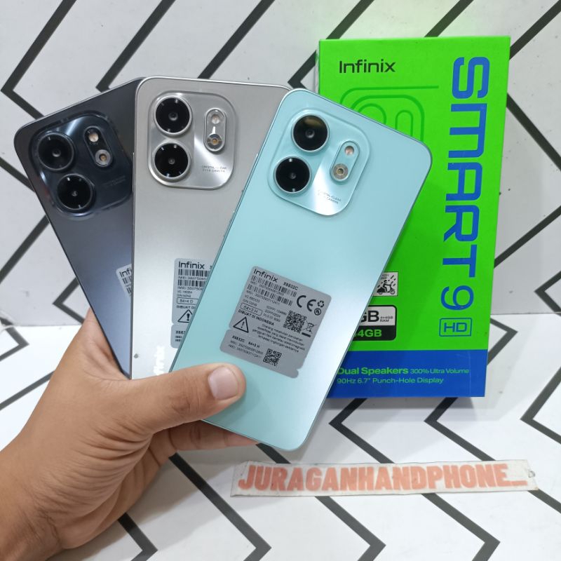 INFINIX SMART 9 HD 4/64GB 3/64GB HP SECOND BEKAS FULLSET