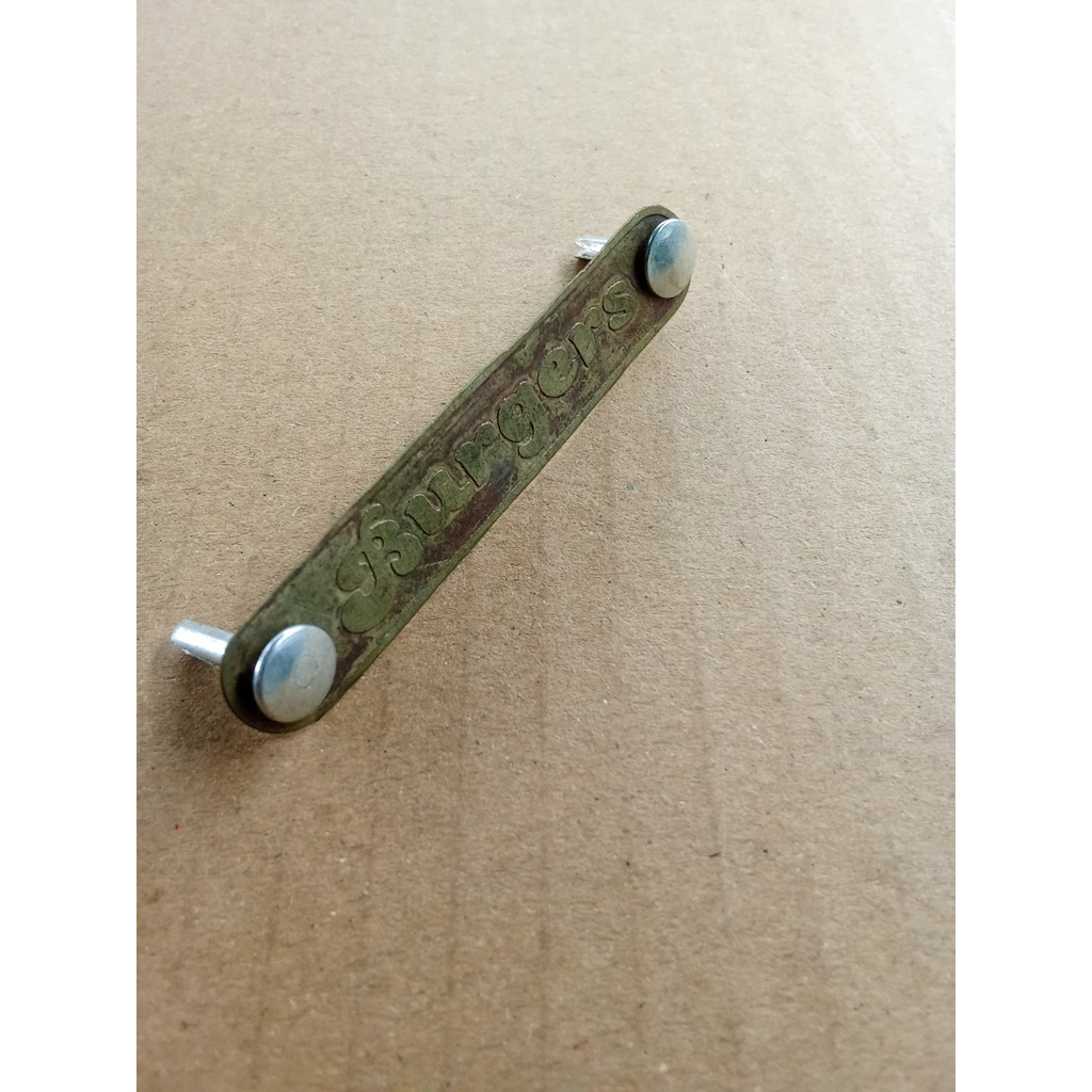 Emblem Sadel Sepeda Onthel BURGERS LATIN