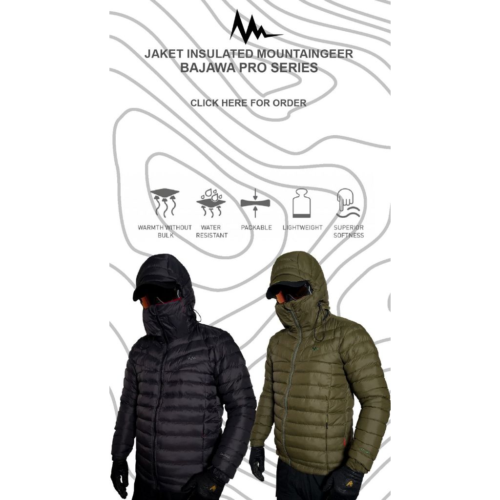 jaket Mountaingeer Bajawa Pro series - jaket gelembung Mountaingeer - jaket musim dingin