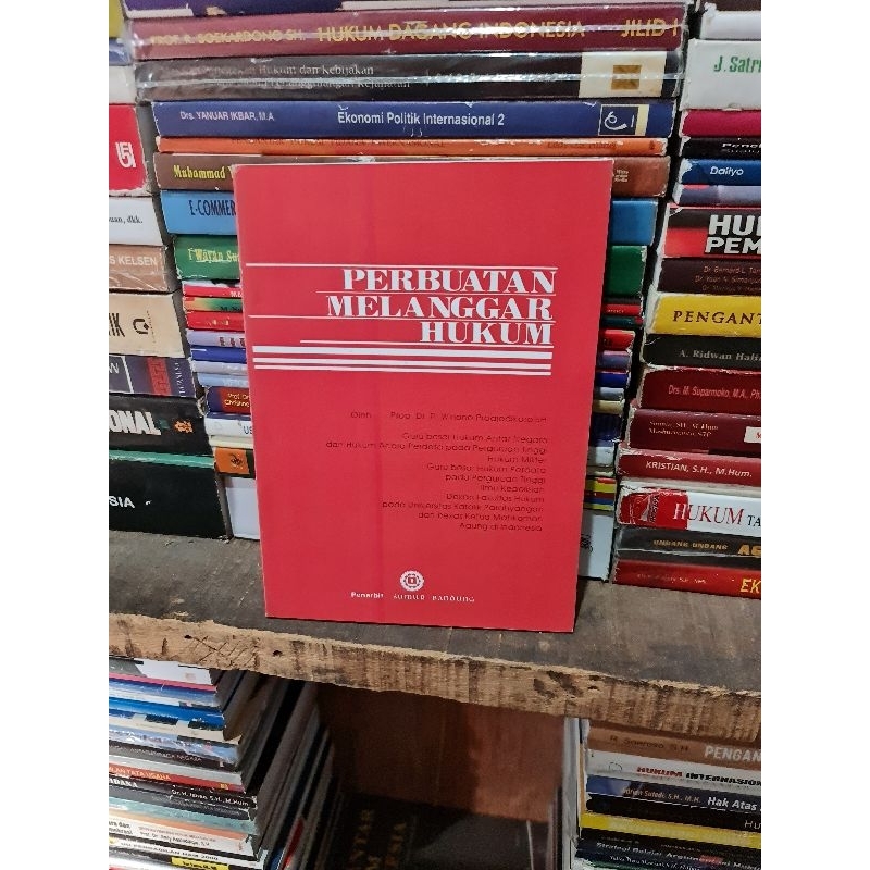 Perbuatan melawan hukum by Wiryono