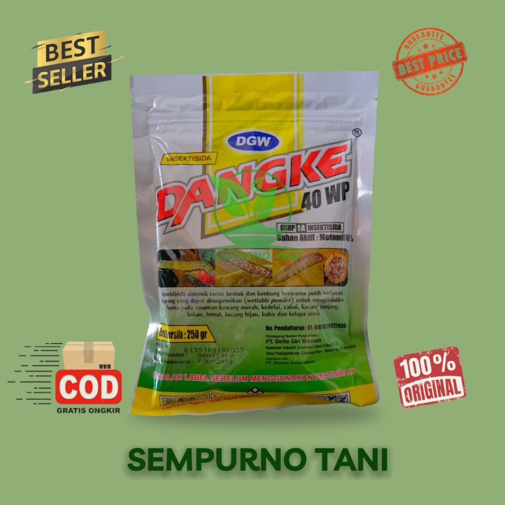 INSEKTISIDA - DANGKE 40 WP - 250 GR - Metomil - DGW integrate endure prevathon