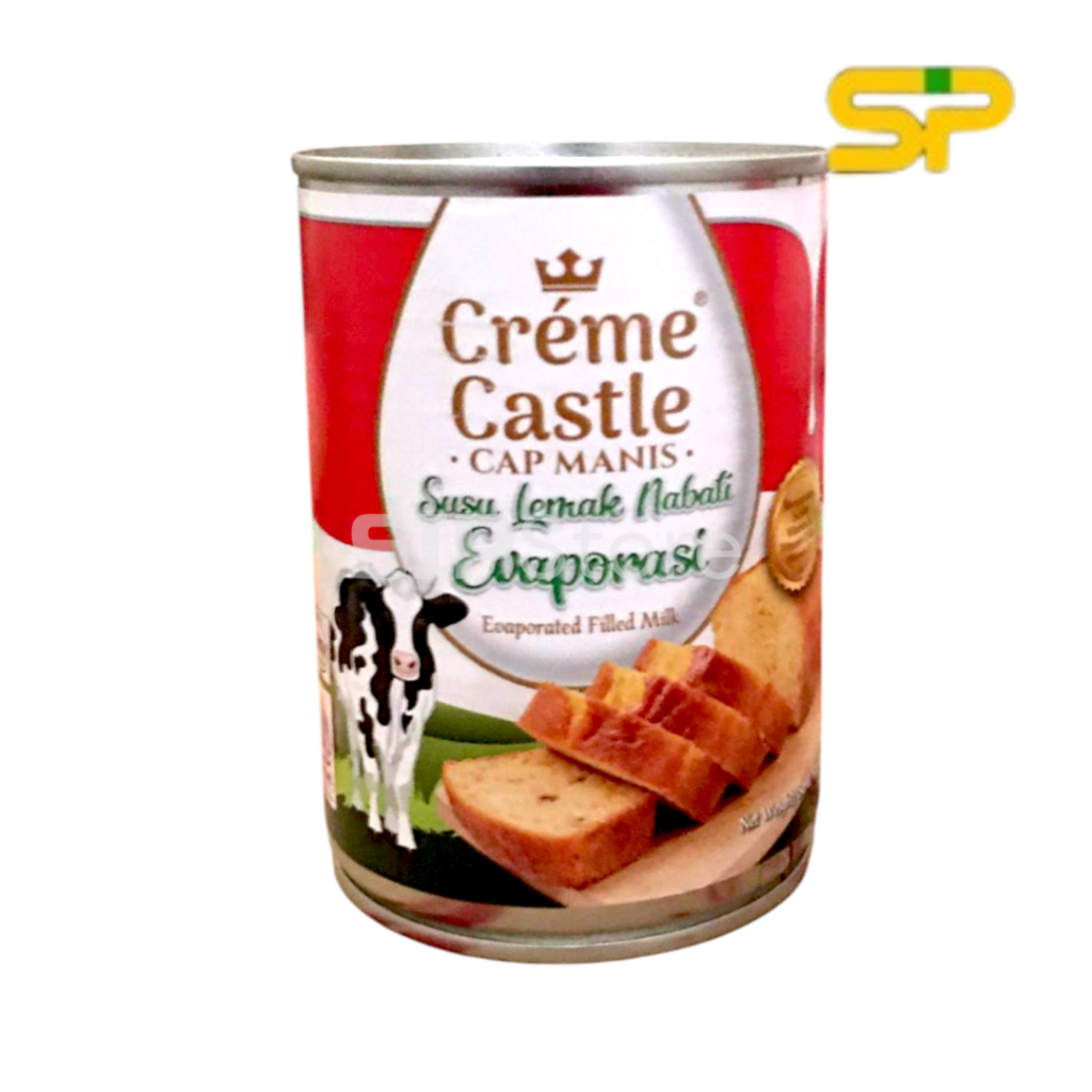 

Susu Evaporasi "CREME CASTLE" @380ml / Evaporated Milk / Susu Evaporasi Cair 380 ml