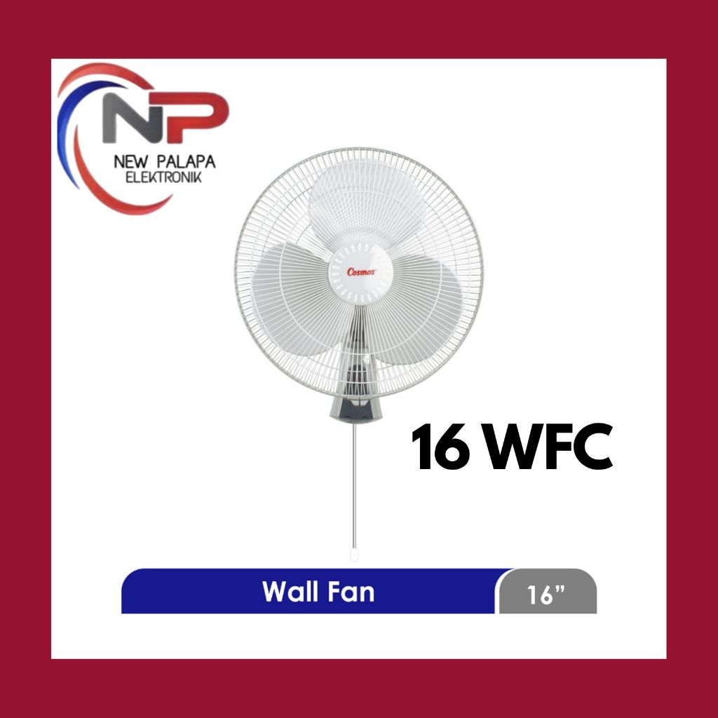 WALL FAN COSMOS  16 WFC/ KIPAS ANGIN DINDING COSMOS 16"/ KIPAS ANGIN TEMBOK
