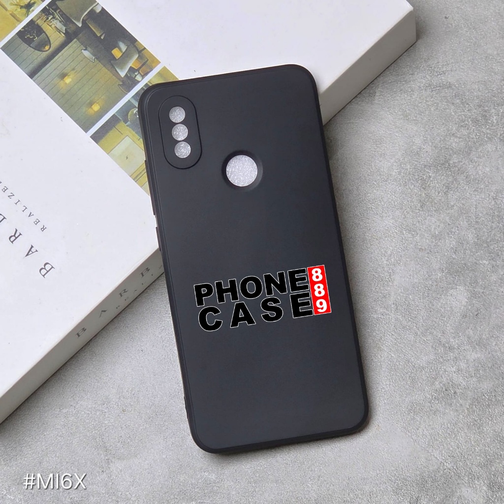 XIAOMI MI 6X XIAOMI MI A2 CASE MACARON BLACK  SQUARE EDGE BLACK ONLY CASE XIAOMI MI 6X XIAOMI MI A2