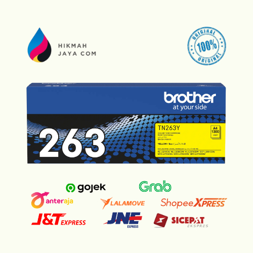 Brother Toner TN-263Y Original Yellow for DCP-L3551CDW TN-263 / TN263