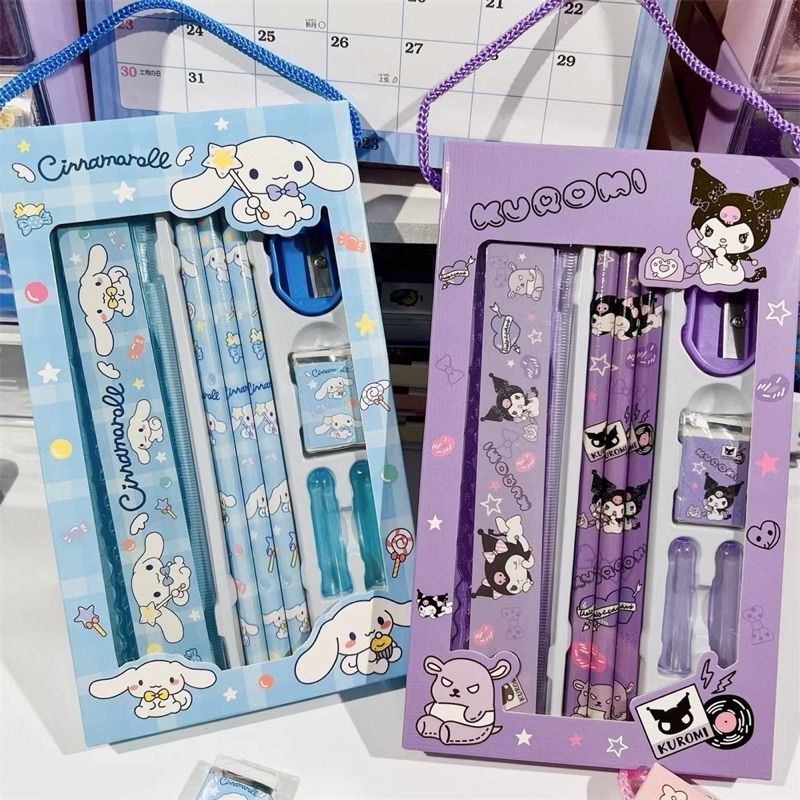 

[BQ] Stationery Set Sanrio | Alat Tulis Set Lengkap | Kotak Pensil Anak Sanrio | Stationery Untuk Hadiah anak Alat Tulis