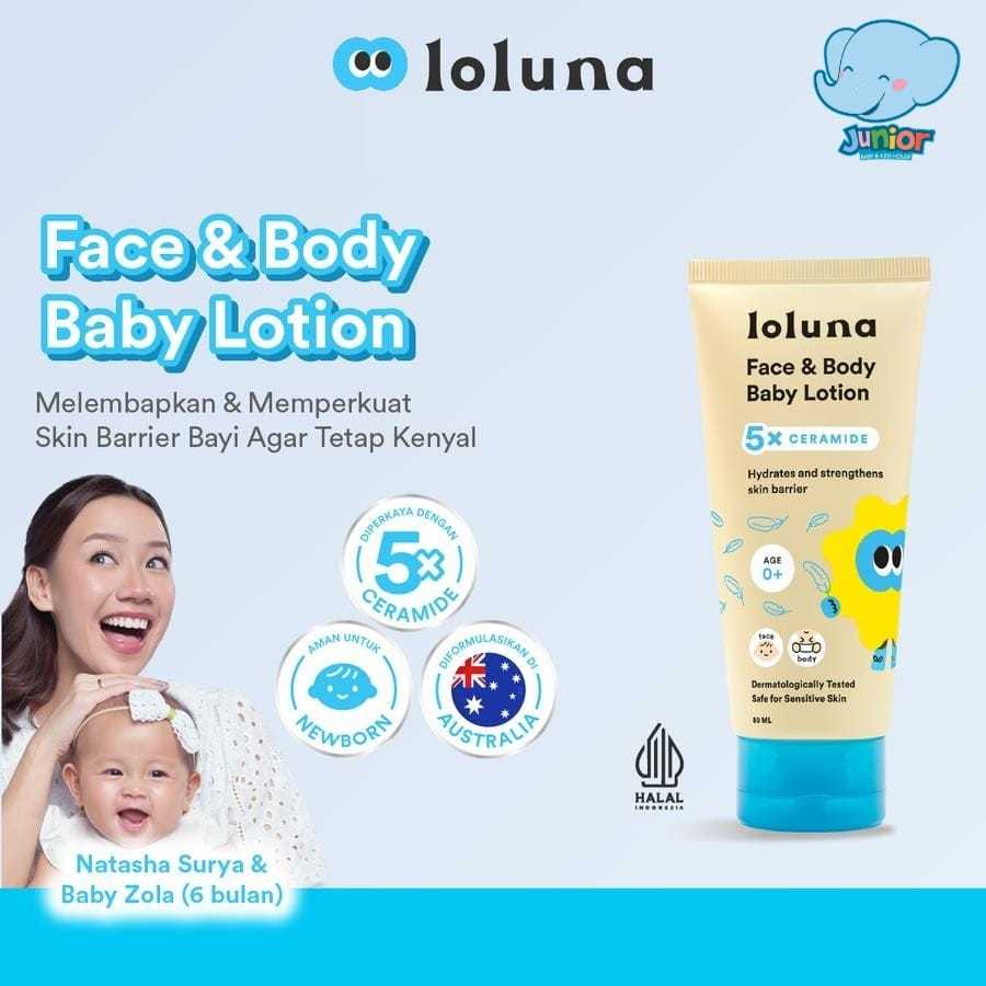 LOLUNA 5x Ceramide Krim Muka dan Badan Bayi dan Anak / Krim untuk Newborn