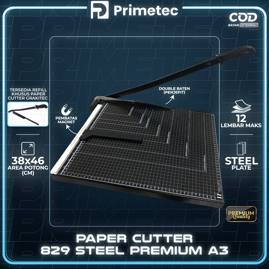 Zeeyae Paper Cutter A3 ( Alat Potong Kertas ) Pemotong Kertas Alat Potong /Mesin Pemotong Kertas