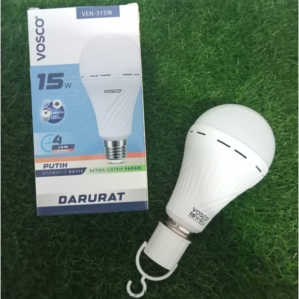 lampu emergency vosco 15 watt