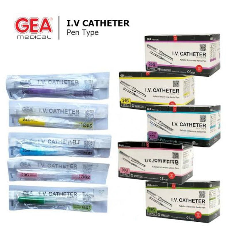 Jarum Catheter Pen Gea Kateter I.V Catheter Gea