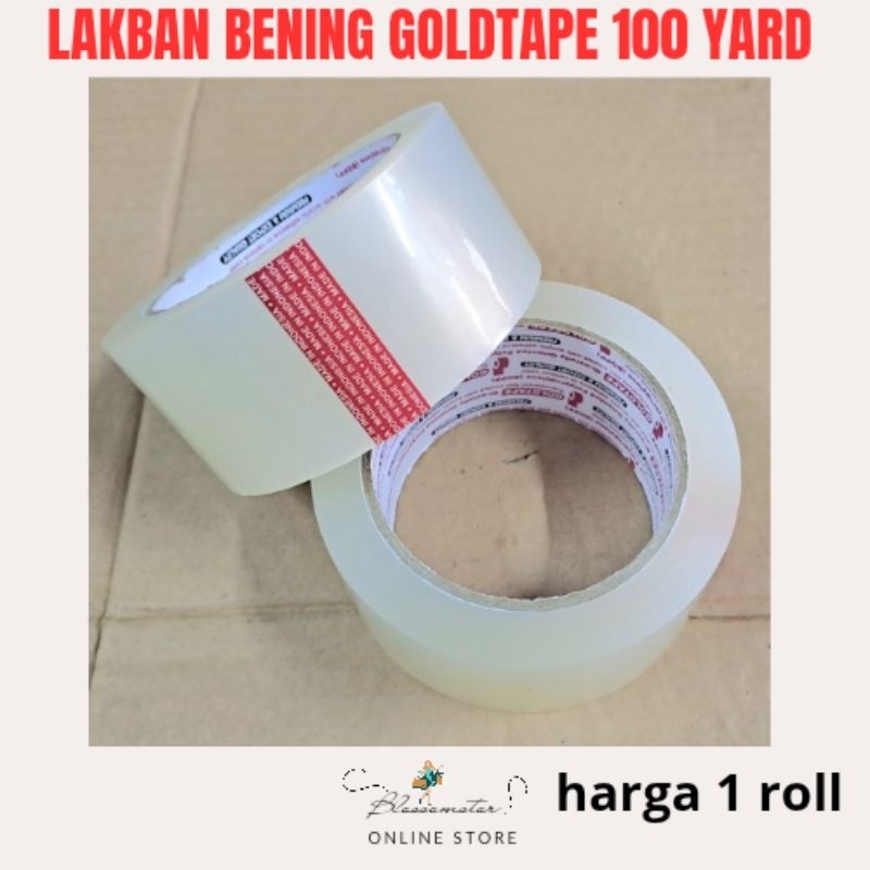 

LAKBAN ISOLASI BENING GOLDTAPE 100 YARD