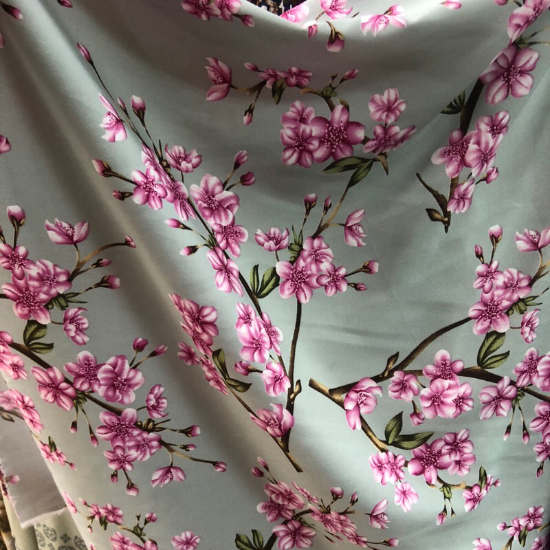 kain wolfis motif bunga - kain wolfis motif impor - kain wolfis motif premium kkt