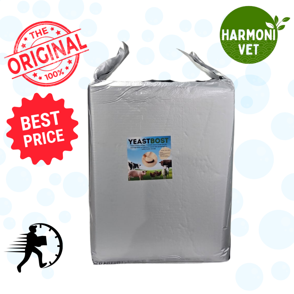 YeastBost Feed Grade 25 KG– Yeast Protein untuk Ternak, Meningkatkan Memacu & Pertumbuhan