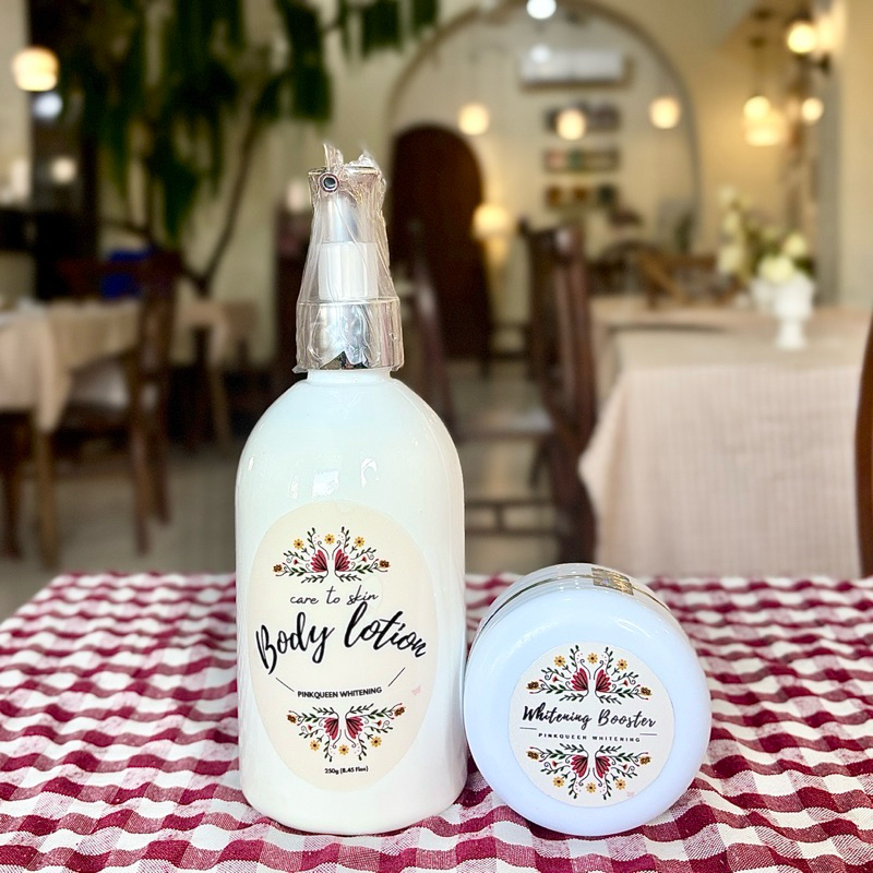 PINKQUEEN WHITENING (HB) 250g & WHITENING BOOSTER (WB) 30g DOSTING