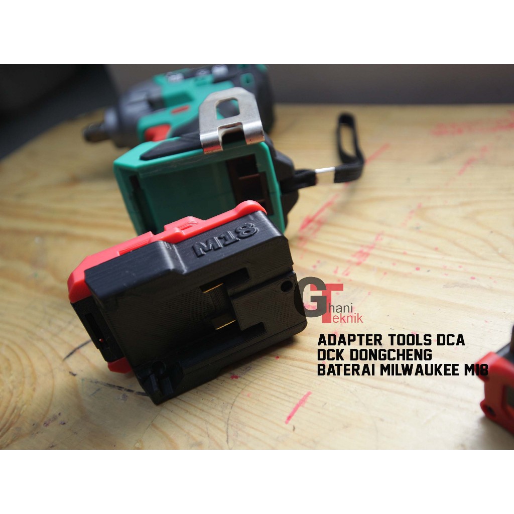 Adapter Tools DONGCHENG DCA DCK - Baterai Milwaukee M18