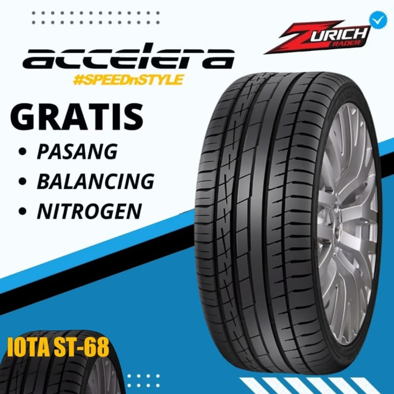 Ban Mobil 255 60 R18 Merek Accelera Iota St68 Ukuran 255/60 R18 Tubles