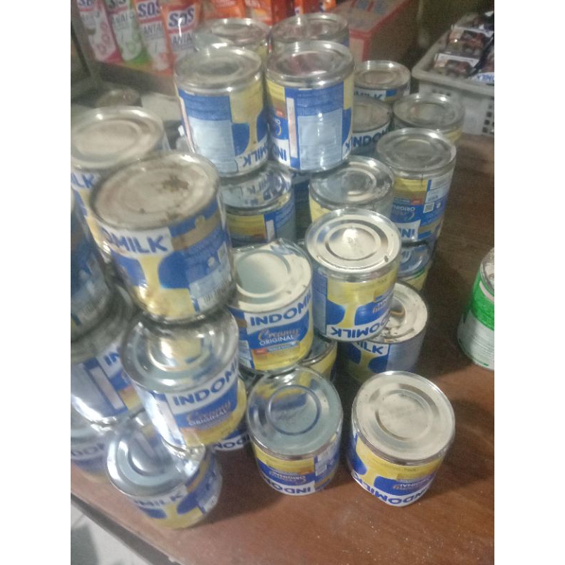

SUSU KENTAL MANIS KALENG CAP INDOMILK 370 GRAM (RIJEK) KEMASAN RUSAK DAN PENYOK