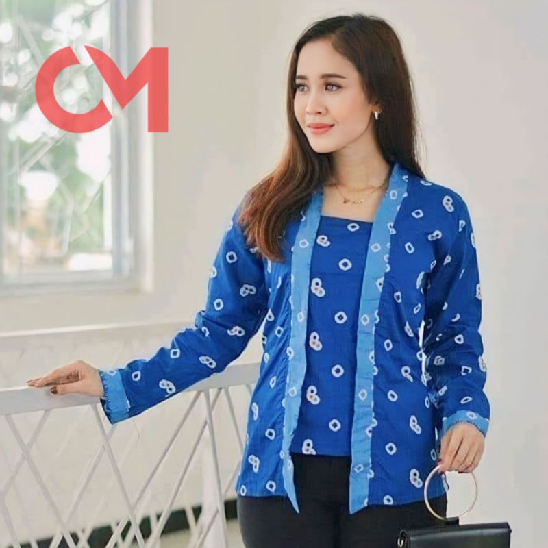 Kebaya Kutubaru Jumputan | Baju Adat Wanita | Kebaya Motif Jumputan