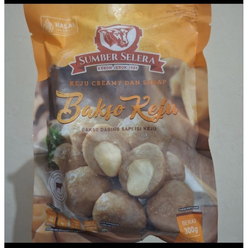 

SUMBER SELERA BAKSO KEJU (1PACK ISI 10PCS )