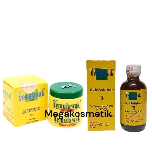 Paket Cream Temulawak Susun Siang Malam dan Toner Temulawak Skinsolution