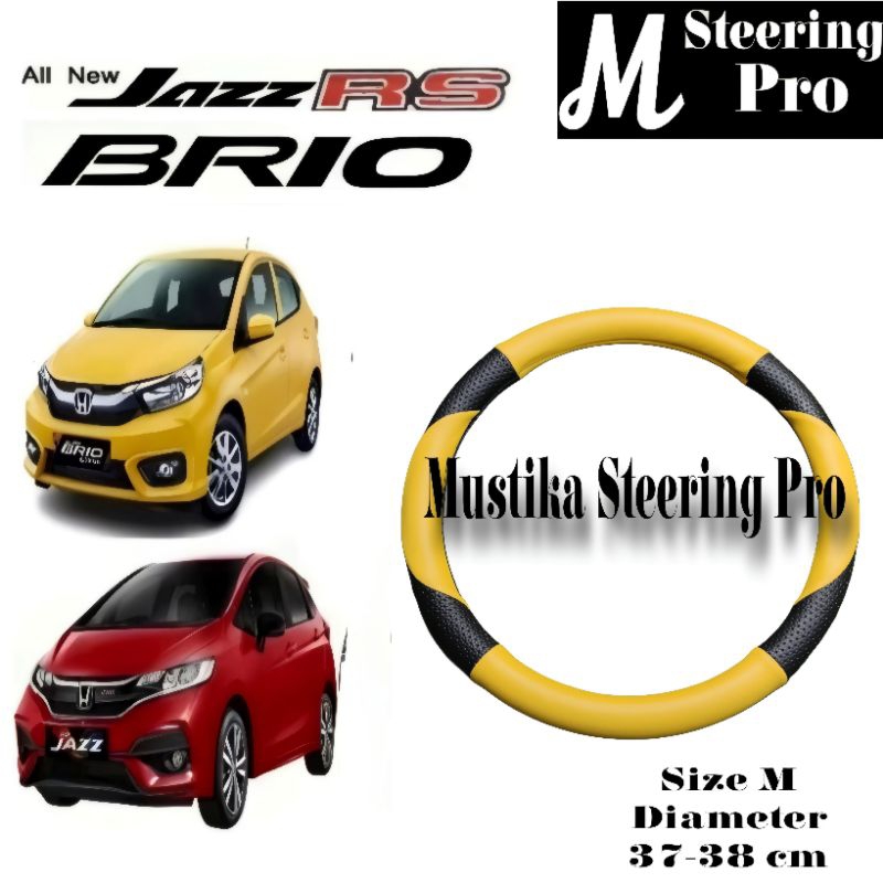 Sarung Stir Mobil Honda Brio / Jazz, Cover Stir Mobil Brio / Jazz, Sarung Stir Mobil Minibus