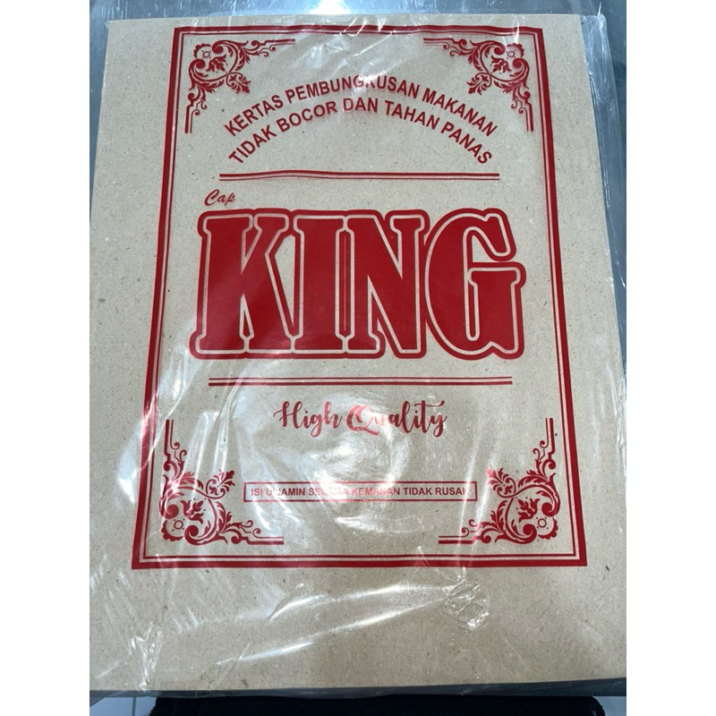 KERTAS PEMBUNGKUS MAKANAN // KERTAS BUNGKUS // KWRTAS MINYAK BESAR ( 1 PACK ) ISI 220pcs