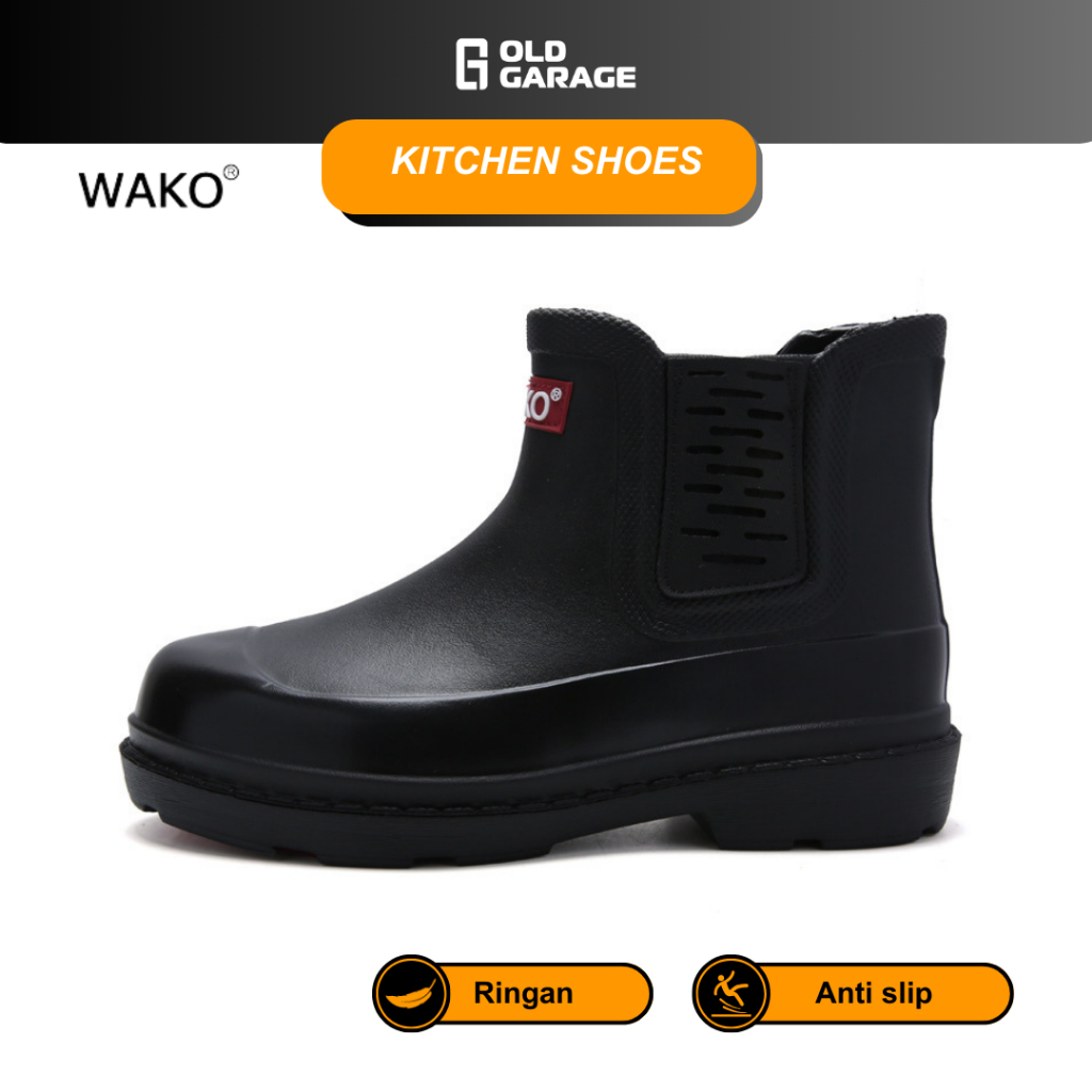 OK Sepatu Kitchen Pria Sepatu Chef Kitchen Shoes WAKO 9091 SP25