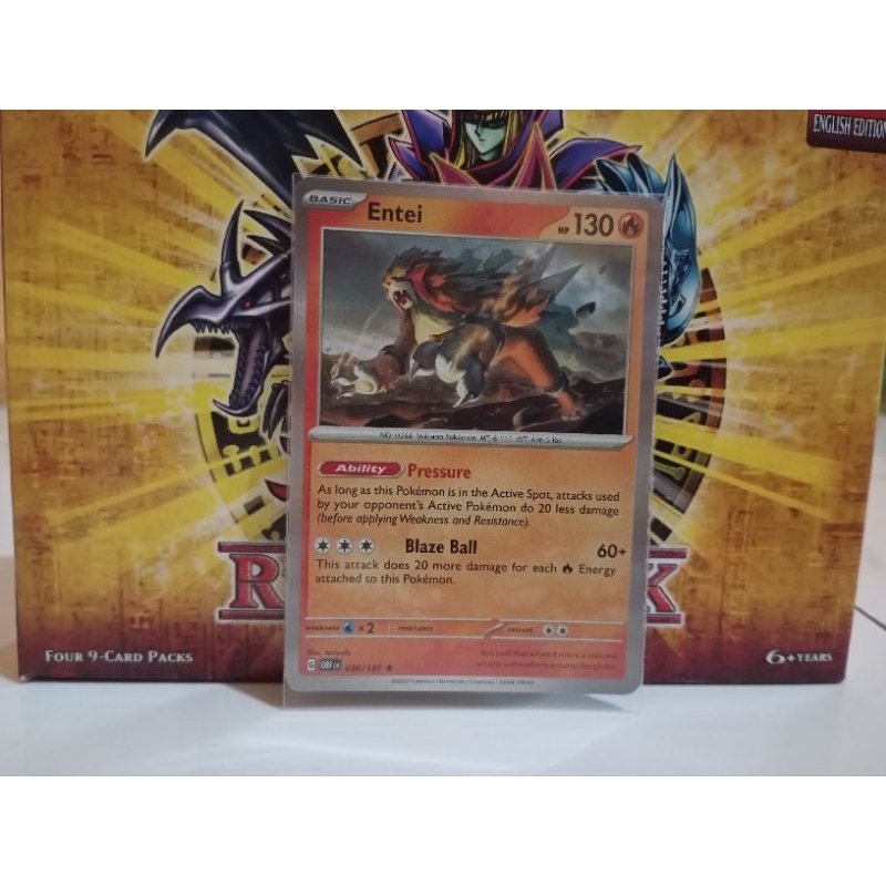 Entei (Holo) - Obsidian Flames - Pokemon TCG English