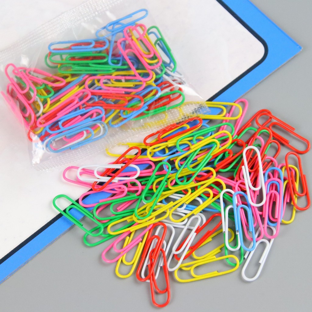 

PCP~Paper Clip Rainbow(70pcs)/Klip Kertas Warna Warni/Jepitan Kertas Rainbow/Perlengkapan Sekolah & Kantor