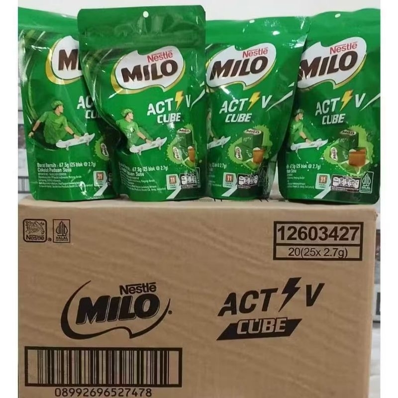 

Nestle Active Cube Dus Isi 20pack - Permen Coklat Dus