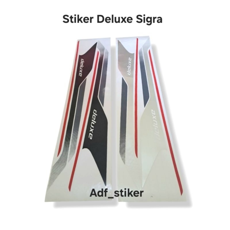 Stiker deluxe sigra deluxe / sticker body sigra deluxe / stiker samping sigra deluxe / stiker deluxe