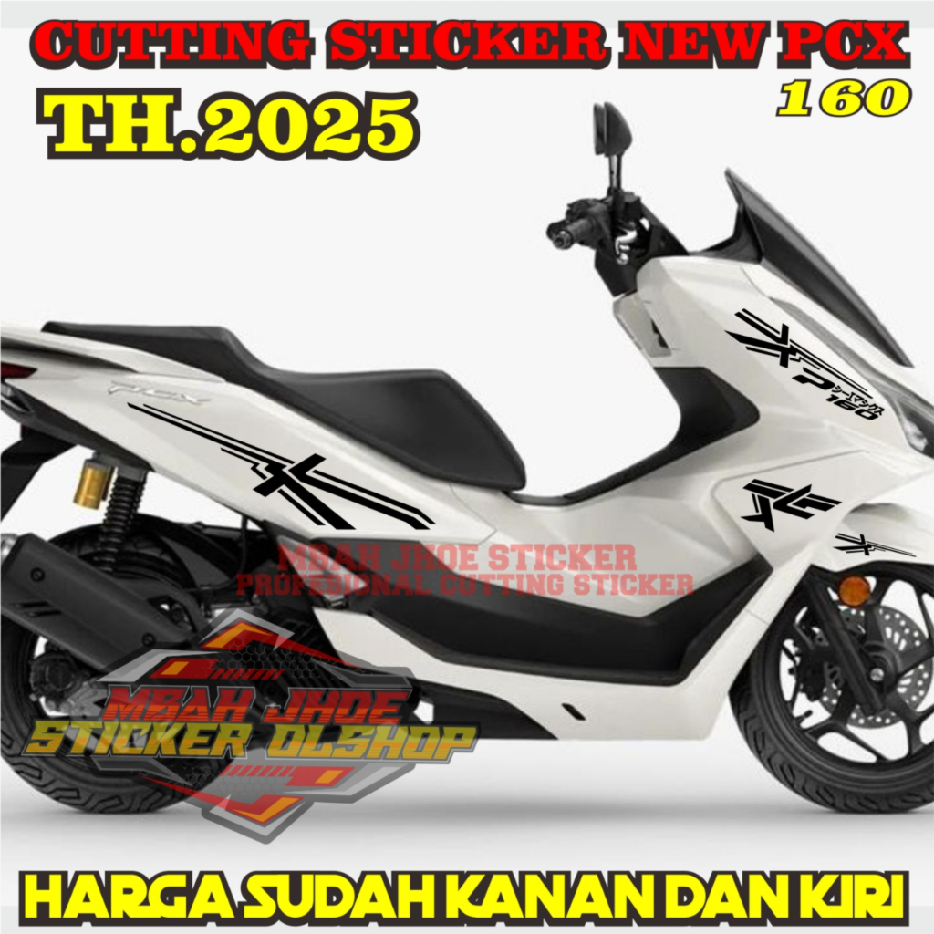 Striping Motor PCX 160 New 2025 Stiker List Body Honda Pcx160 Cutting Sticker Variasi Terbaru body p