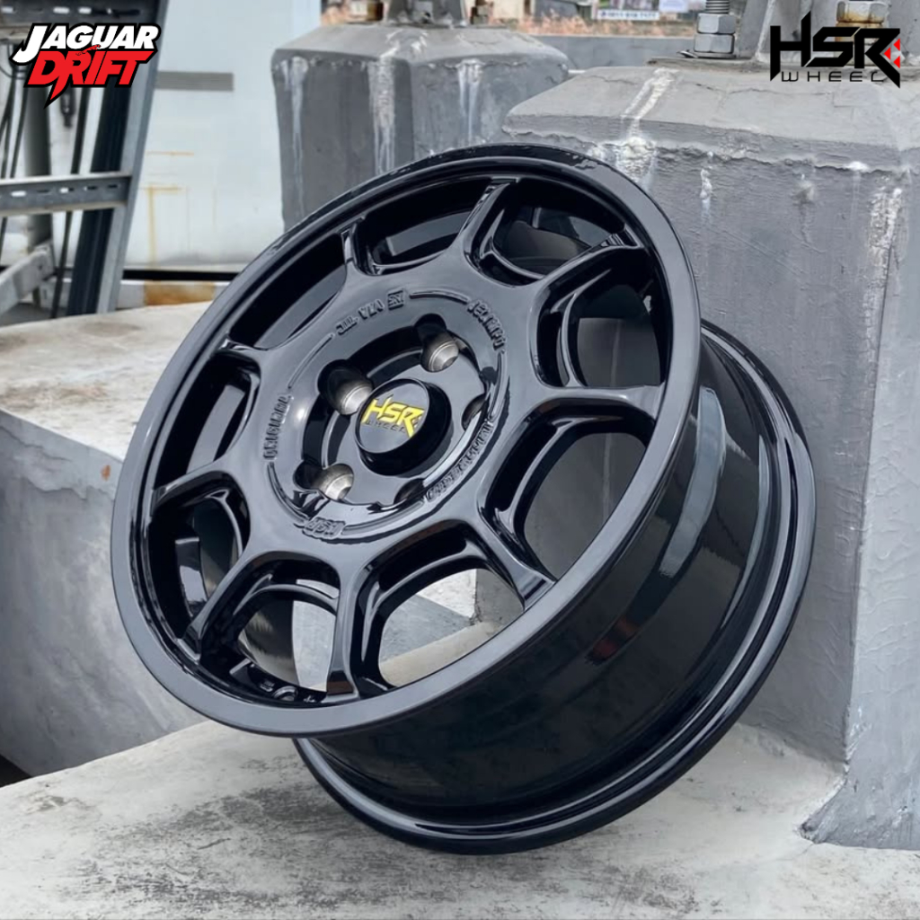 Promo Harga Velg  Hsr Wheel Ring 15 Lubang 5 Velek Hsr Jelimpo R15 Lebar 6,5 Warna Hitam - Toko Velg