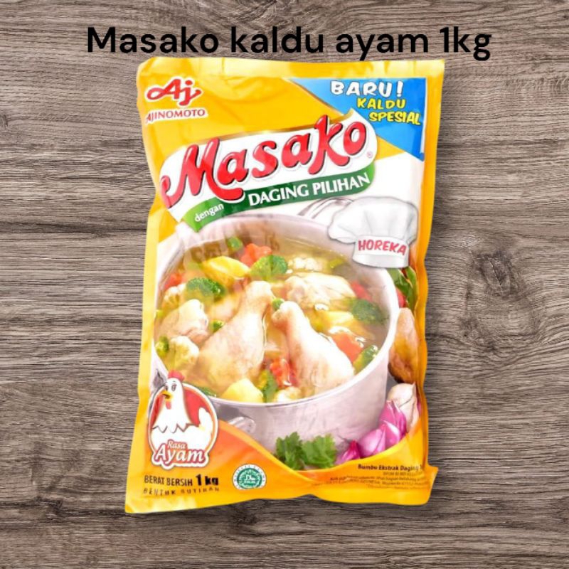 

masako bumbu kaldu ayam 1kg / Masako penyedap rasa ayam 1kg