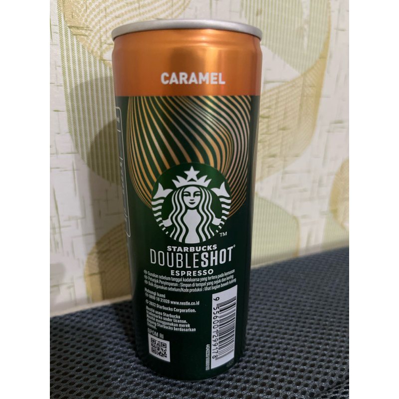 

Starbucks Kaleng Caramel 220ml Double Shot Expresso