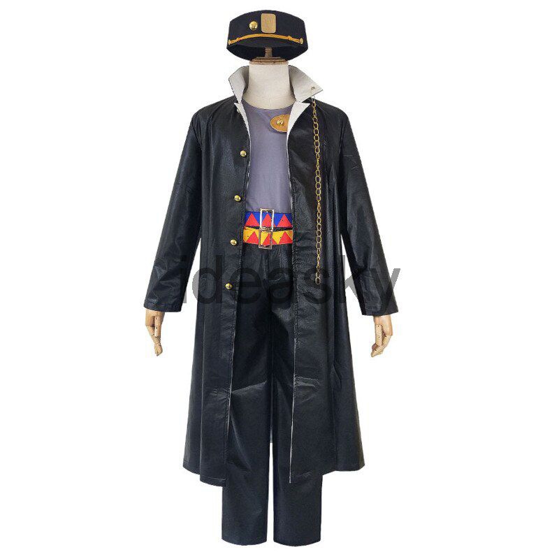 Jojo Jojos Bizarre Adventure Cosplay Jotaro Kujo Cosplay Costume Anime Outfit Suit Costum Helloween