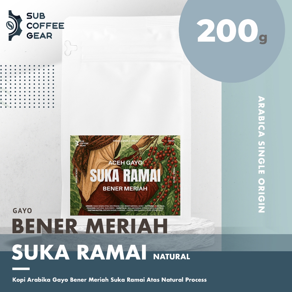 

KOPI ARABIKA ACEH GAYO BENER MERIAH SUKA RAMAI ATAS NATURAL ARABICA SINGLE ORIGIN COFFEE BEAN SUMATERA ACEH GAYO ESPRESSO TUBRUK FILTER ROAST SPECIALTY COFFEE ARABICA BIJI KOPI SANGRAI KOPI BUBUK ARABIKA GRADE 1 ROASTED COFFEE BEAN COFFEE POWDER
