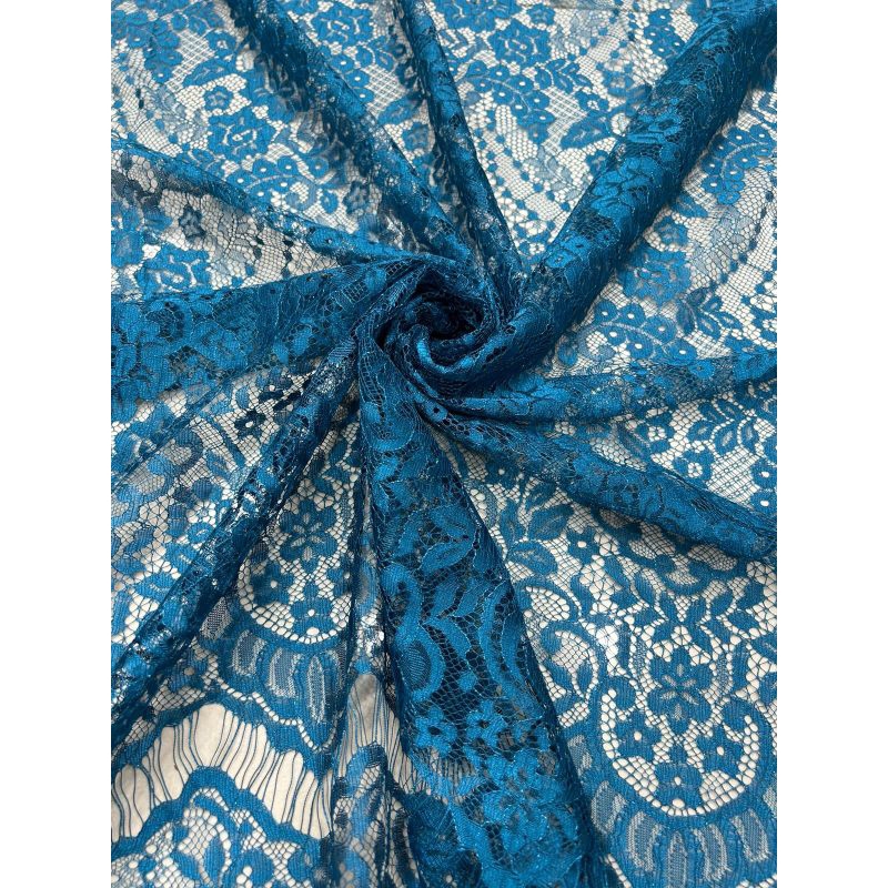 Bakal Kain Bahan Kebaya Brukat Semi Francis Metalic/ Brokat Semi Prancis Panel Metalik/ Kain Kebaya 