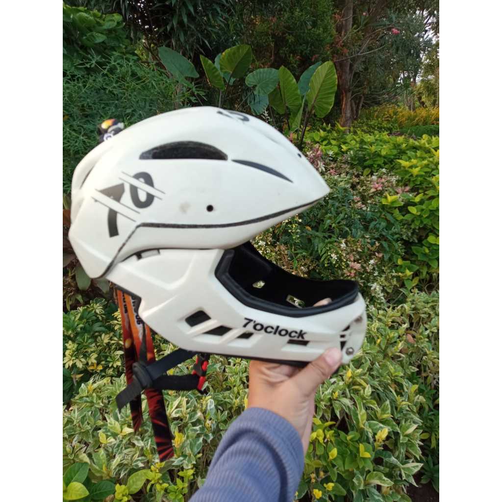 helm pushbike 7'oclock fullface