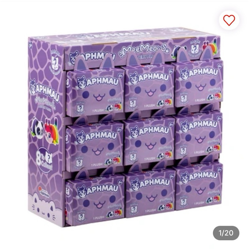 Aphmau Mystery Meemeows Boneka Plush Safari 15 Cm Random