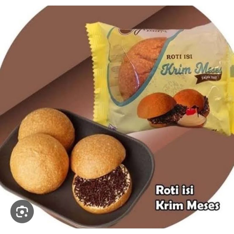 

ROTI ISI krim meses by JORDAN bakery