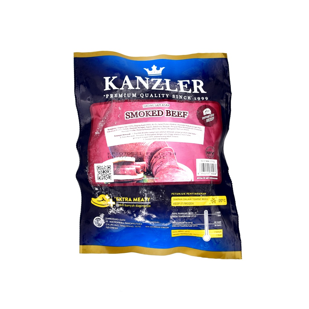 

KANZLER SMOKED BEEF ROUND 250 GR