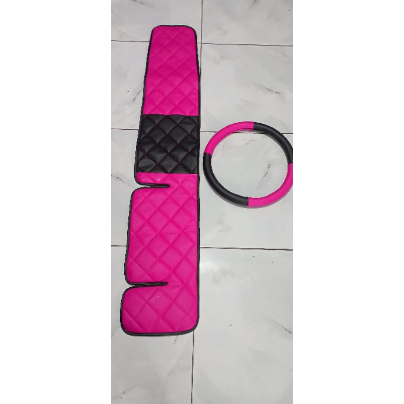 alas dashboard dan cover setir L300 variasi dua warna rizki anak sholeh