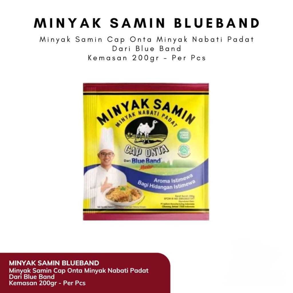 

Minyak Samin Blue Band Cap Onta Kemasan 200gr Minyak Nabati Padat Wisman Margarin Butter