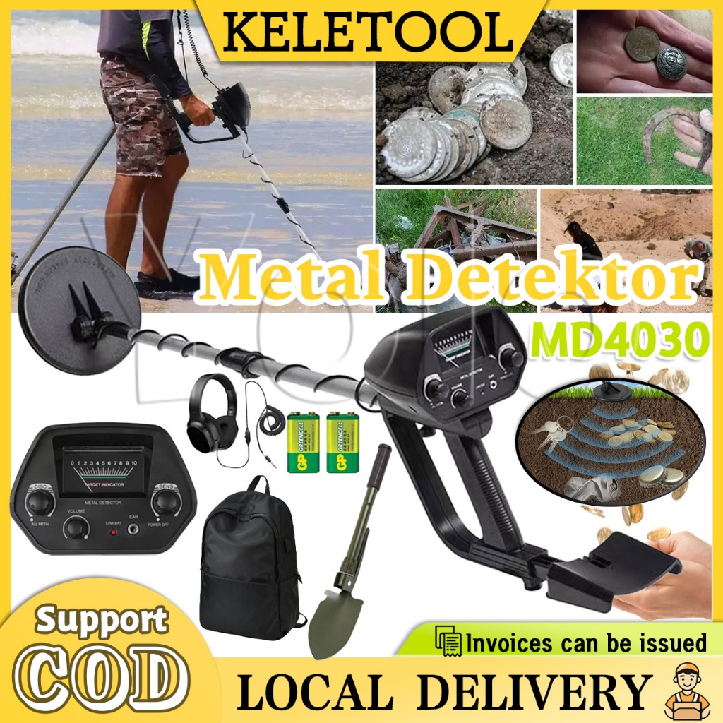 Tianxun Md4030 Metal Detektor Alat Pencarian Detektor Pembuka Logam Emas Bawah Dalam Tanah Pendeteks