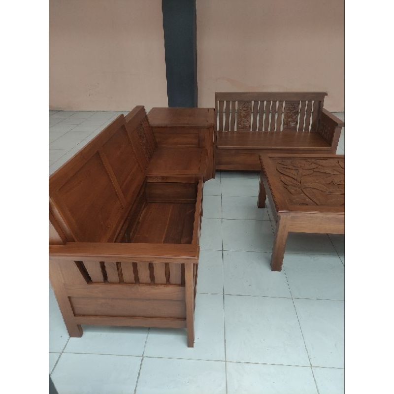 Kursi Tamu Sudut Jodang Minimalis