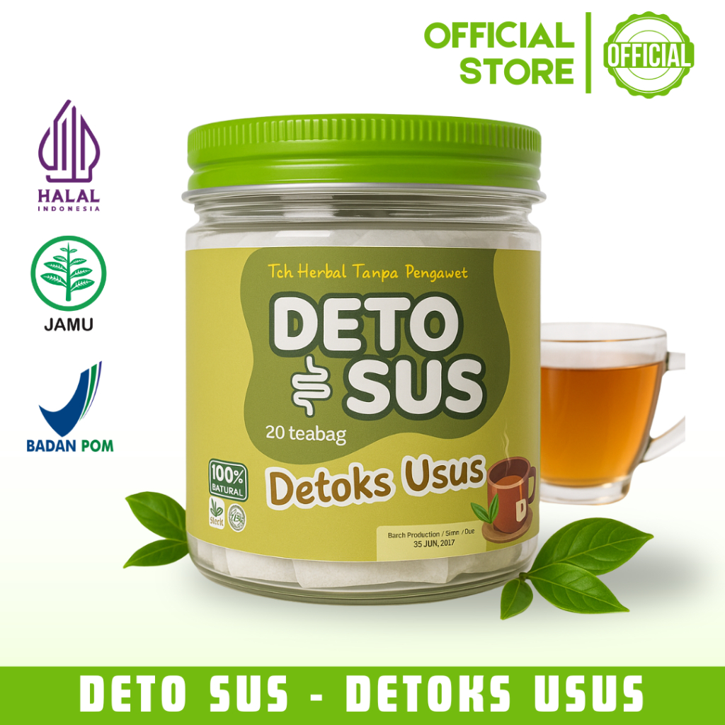 

DETOSUS Teh Organik Untuk Proses Detoks Alami