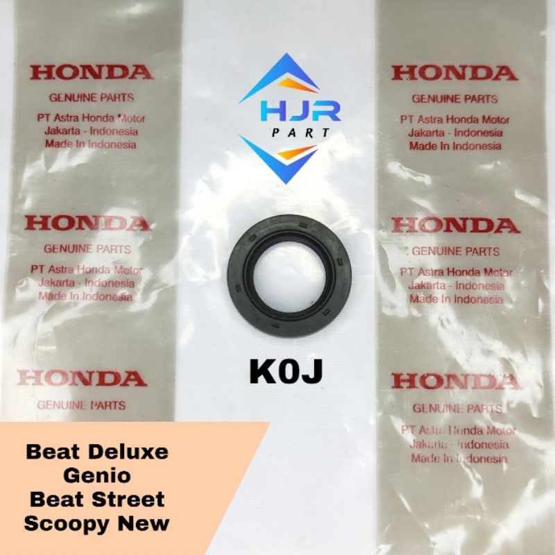 ( ORIGINAL) SEAL SIL KRUK AS KIRI HONDA GENIO BEAT DELUXE SCOOPY NEW BEAT STREET